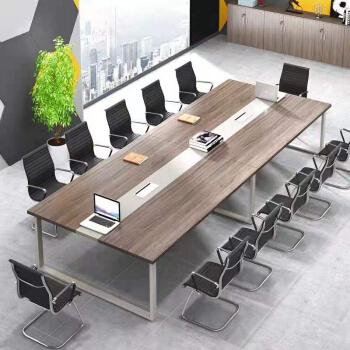 素宅 办公家具 会议桌长桌 培训桌洽谈桌 两用办公桌 简约现代大型
